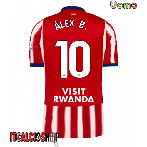 Atletico Madrid Alex Baena #10 Prima Maglia 2026-27 Manica Corta